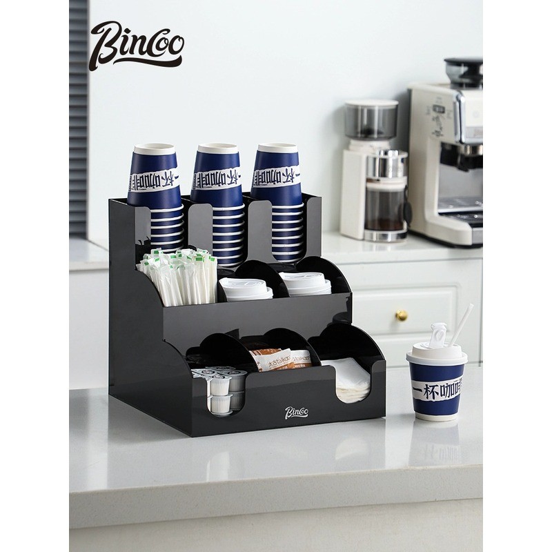 Bincoo Coffee Cup Storage Rack Storage Rack Packing Cup Matching Appliance Multifunctional Storage R