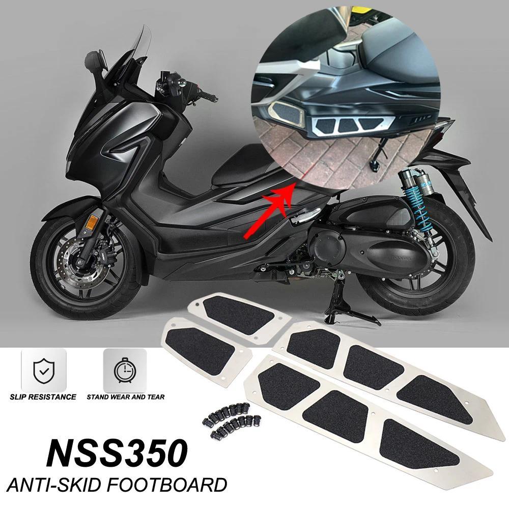 jที่พักเท้าสแตนเลสสำหรับรถมอเตอร์ไซค์ Forza 125 ด้านหน้าและด้านหลัง สำหรับ Honda Forza350 Nss350 For