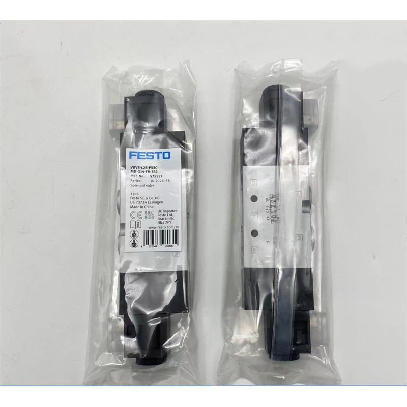 วาล์วพร้อมสต็อกใหม่เอี่ยม FESTO (รับประกันหนึ่งปี) VUVS-L25-P53C-MD-G14-F8-1C1/1B2 575523 575525 575527