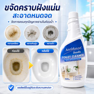 QJJ-01【annmason】 น้ำยาล้างห้องน้ำ น้ำยาขัดกระเบื้อง น้ำยาขัดห้องน้ำ 500 ml ขจัดคราบสกปรก