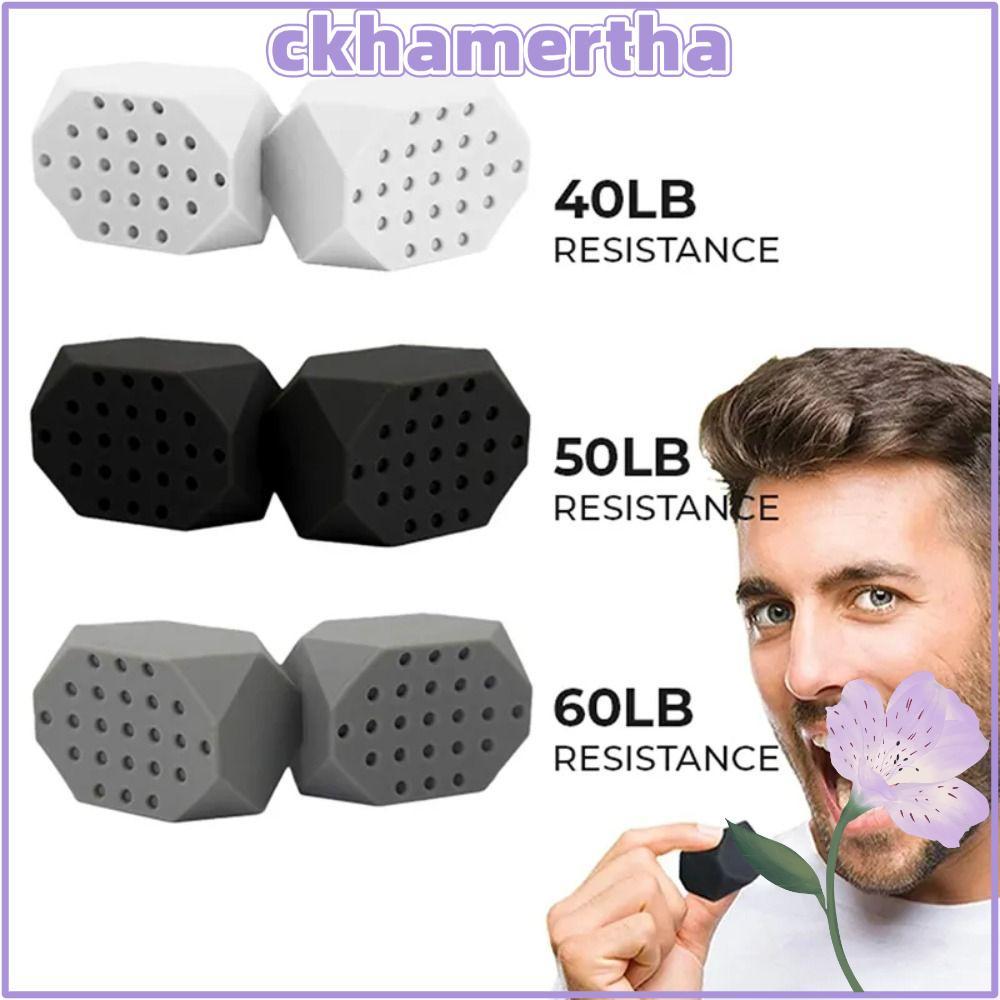 CKHAMPH Redefine Jawline Trainer,แบบพกพา 40/50/60Lbs Jaw Exerciser,Anti-stress Facial Trainer Face F