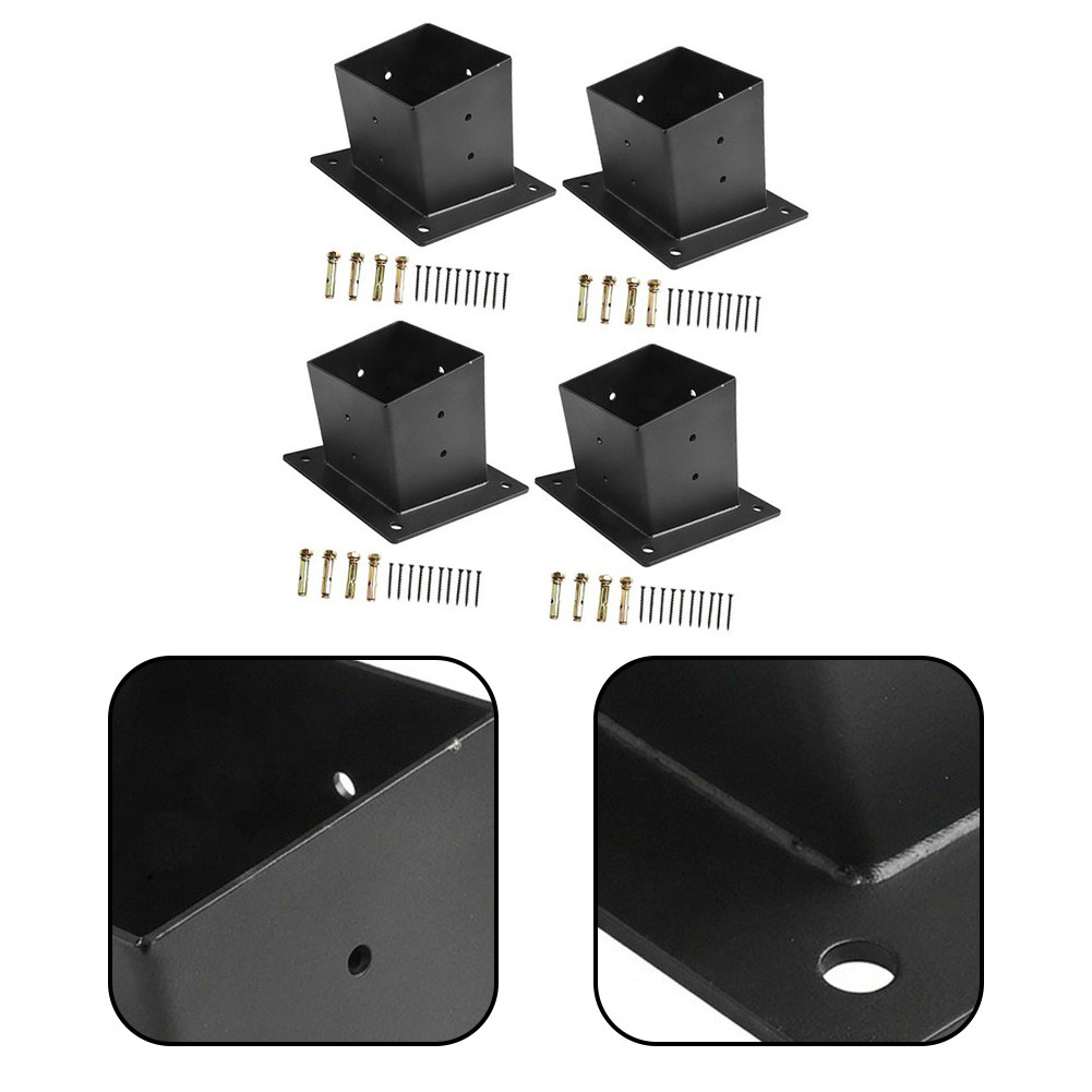 Pergola Brackets 4x4 โพสต์ Fitment ความสามารถในการออกแบบที่ปรับแต่งได้สําหรับสนามหลังบ้าน