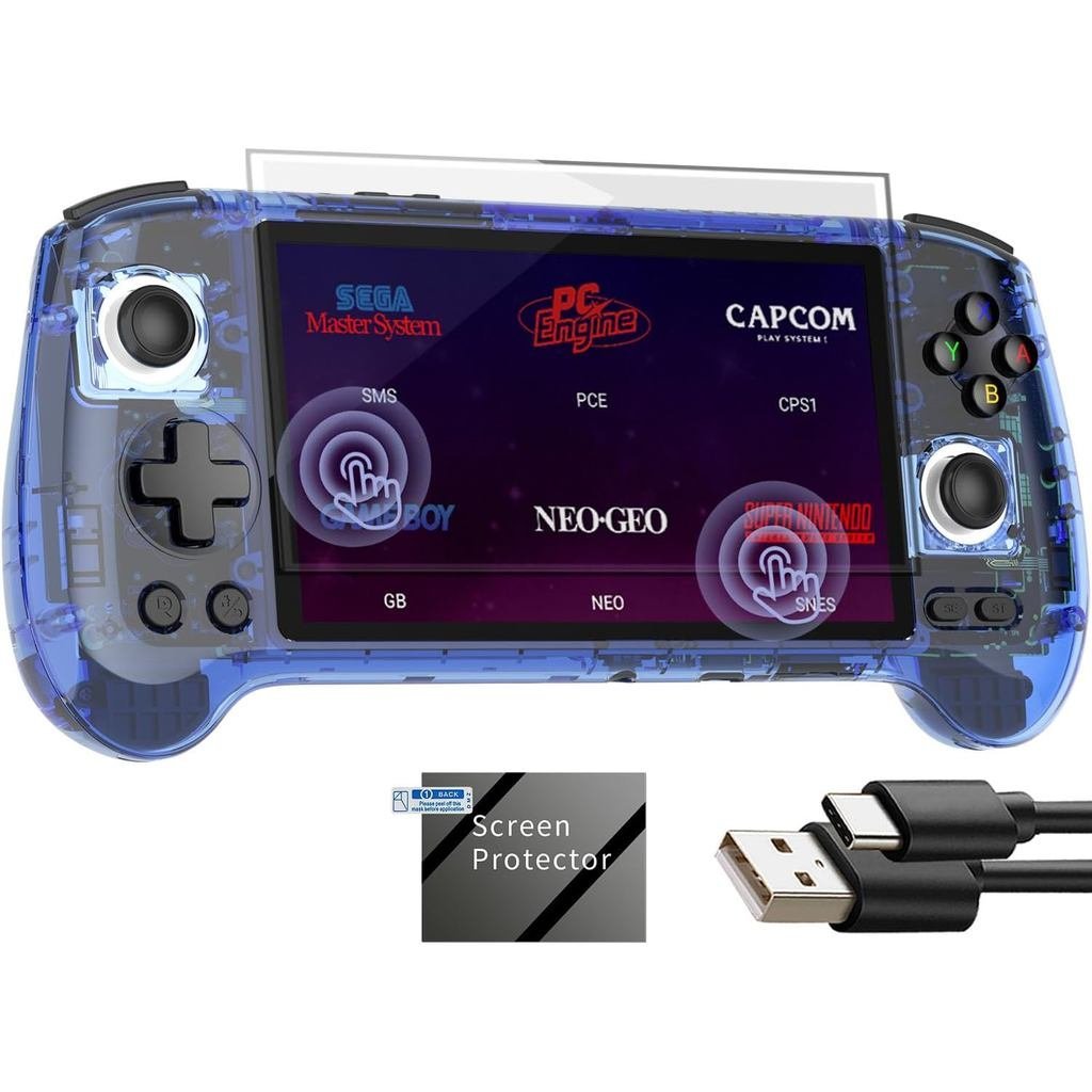RG556 Retro เกมมือถือ 13,rg 556 เกมมือถือพร้อมหน้าจอ OLED สัมผัส 5.48  ,RG556 รองรับ DP และ WiFi มี 