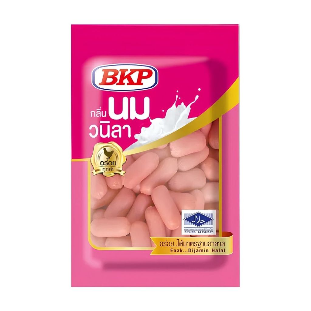 บีเคพี ไส้กรอกไก่ค็อกเทลวานิลลา BKP Chicken Cocktail Vanilla 500g.