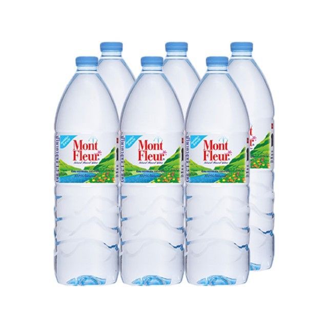 มองต์เฟลอ น้ำแร่ Mont Fleur Minenal Water 1.5ltr. Pack6