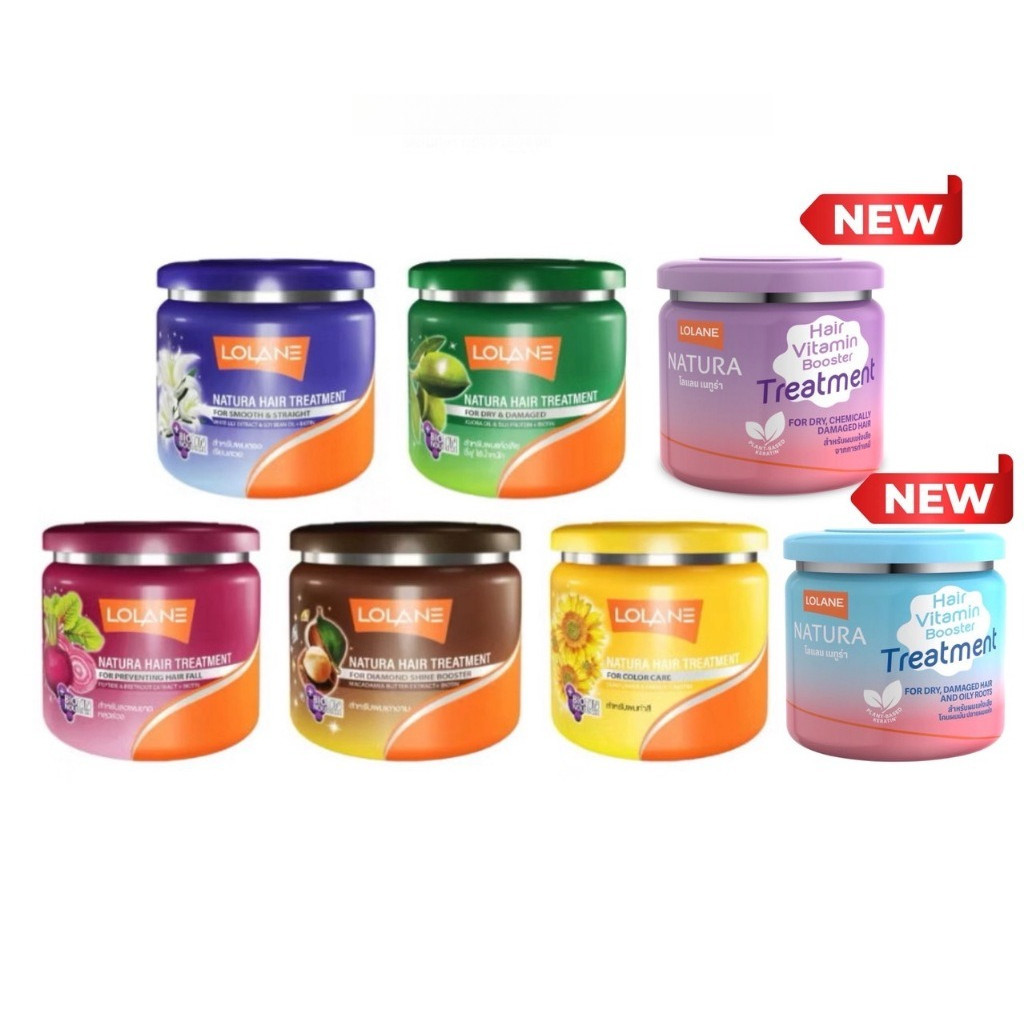 Lolane โลแลน เนทูร่า กระปุก ทรีทเม้นท์หมักผม 250/500 ml