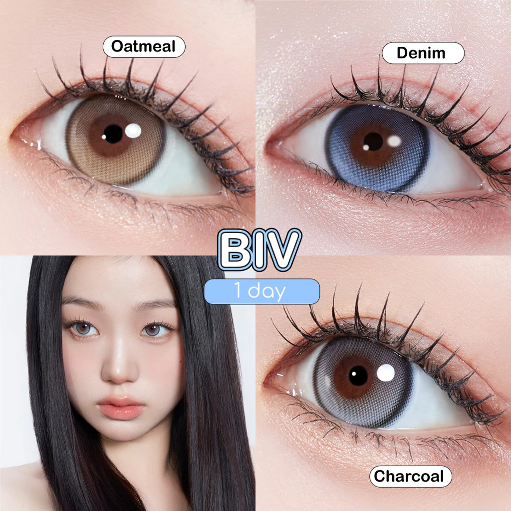 MYFiPN Biv 1 Day [Fixing Lens] #เลนส์ไม่หมุน G.dia13.2 (Size S) คอนแทคเลนส์รายวัน 5 คู่