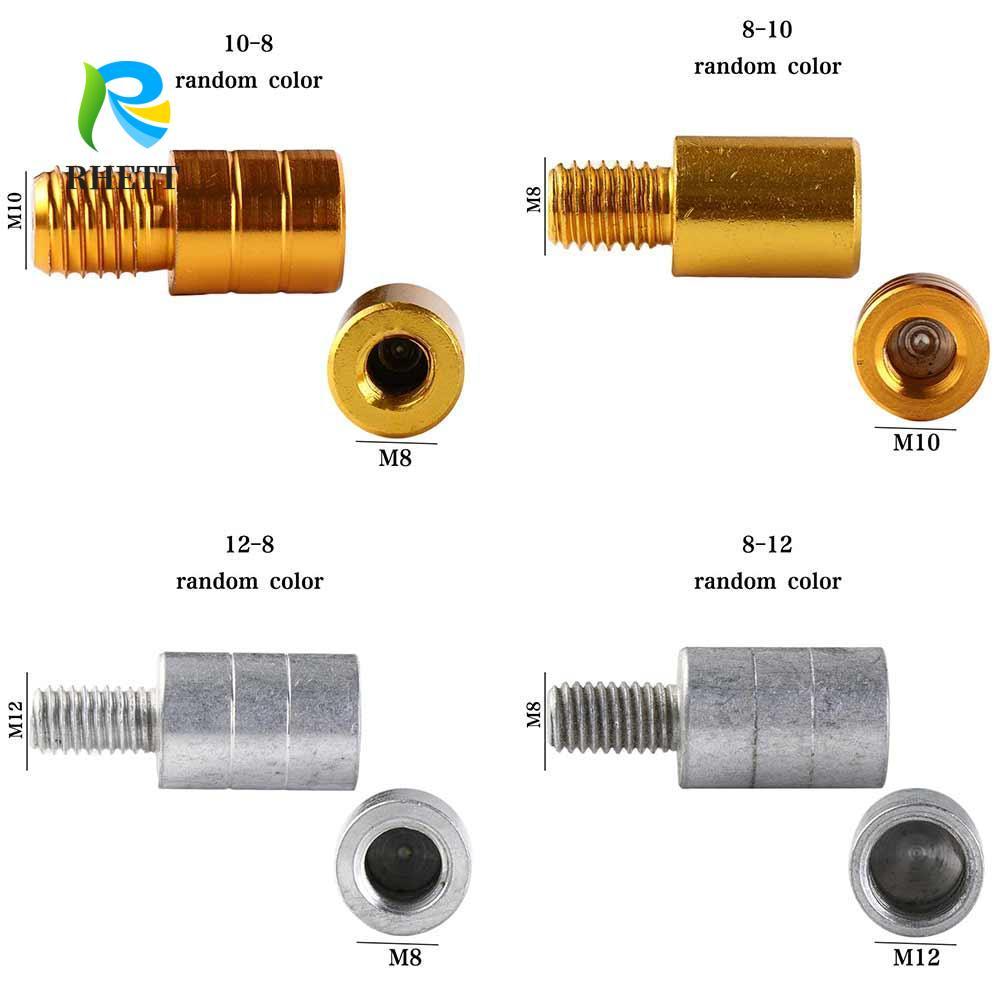 RHETT Net Head Adapter Thread Adaptor M8/M10/M12 DIY Aaccessory 8mm to 10mm Aluminium Alloy 10mm to 