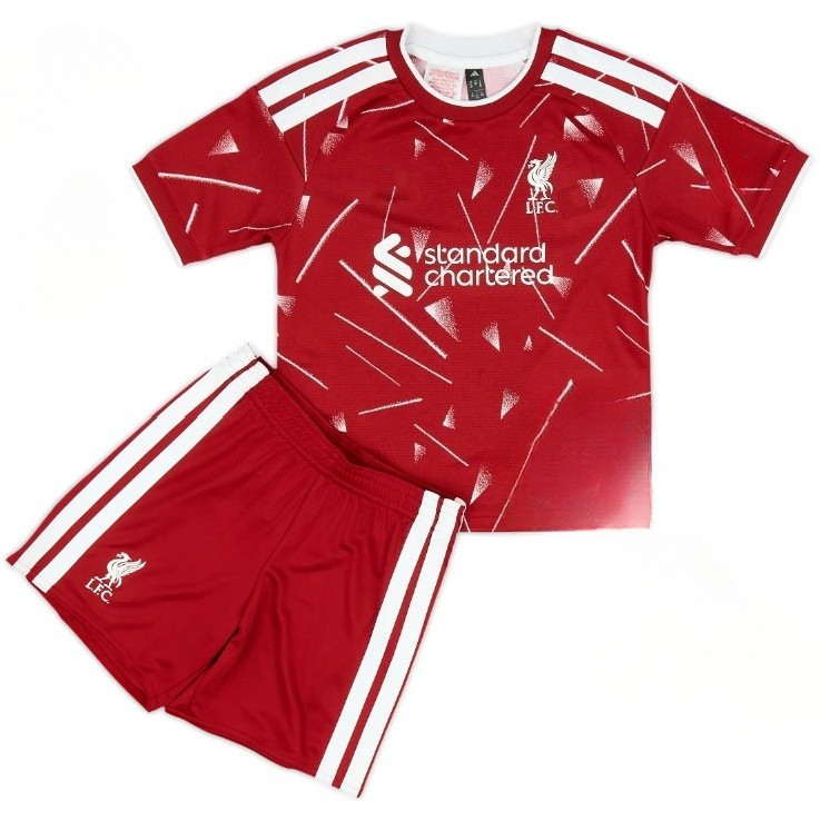 ชุดเจอร์ซีย์เด็ก Liverpool Home 26 / 27 - FOWLER # 9 WIRTZ # 7