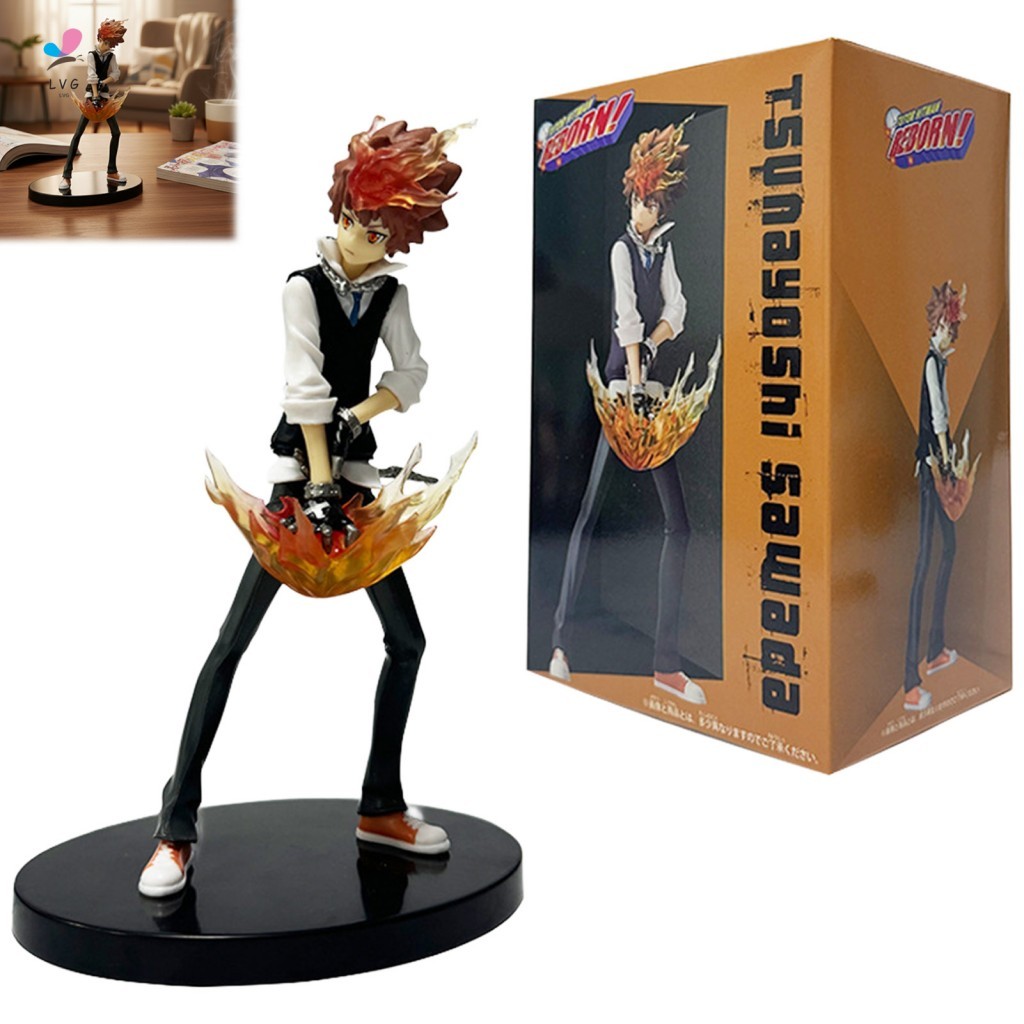 Reborn Family Teacher Tsuna Action Figure PVC Model Desktop Display