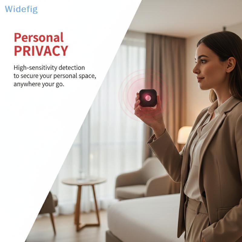 Widefig 2 in 1 Mini Hidden Camera Detector Spy Camera Finder ความไวสูงสําหรับโรงแรมห้องนอน Restroom 