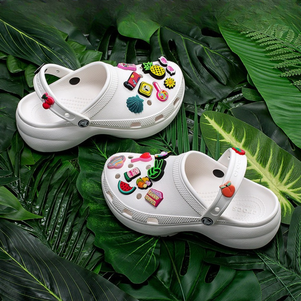 CR0S Clog รองเท้าแตะผู้หญิง 206750 Baya Band Bae Classic Clog แพลตฟอร์ม Tg 5cm