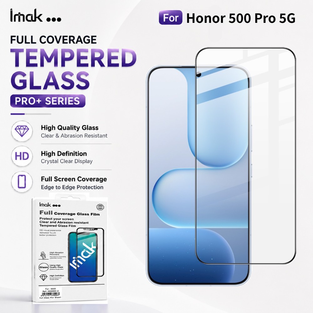 ฟิล์มกระจก สำหรับ Honor 500 Pro 400 5G กระจกนิรภัย กันลายนิ้วมือ 9H ความแข็ง FM0003