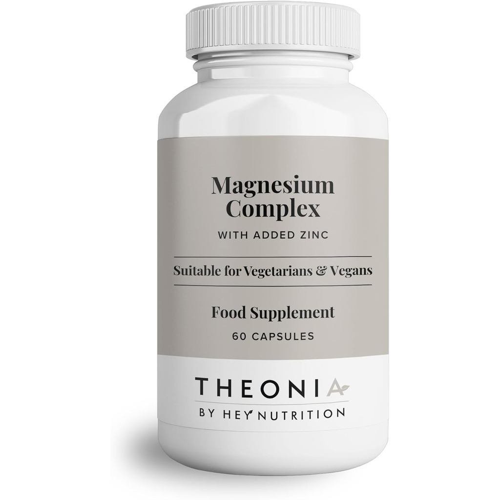 Theonia Magnesium Complex 205mg สังกะสี D3 Muscle & B สุขภาพฟังก์ชั่นประสาท & พอร์ตพลังงาน UK ผลิต N