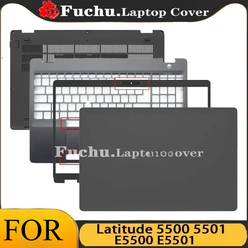 สําหรับ DELL Latitude 5500 5501 E5500 E5501 แล็ปท็อปปกหลัง LCD ด้านหน้า Bezel Palmrest ฝาครอบด้านล่า