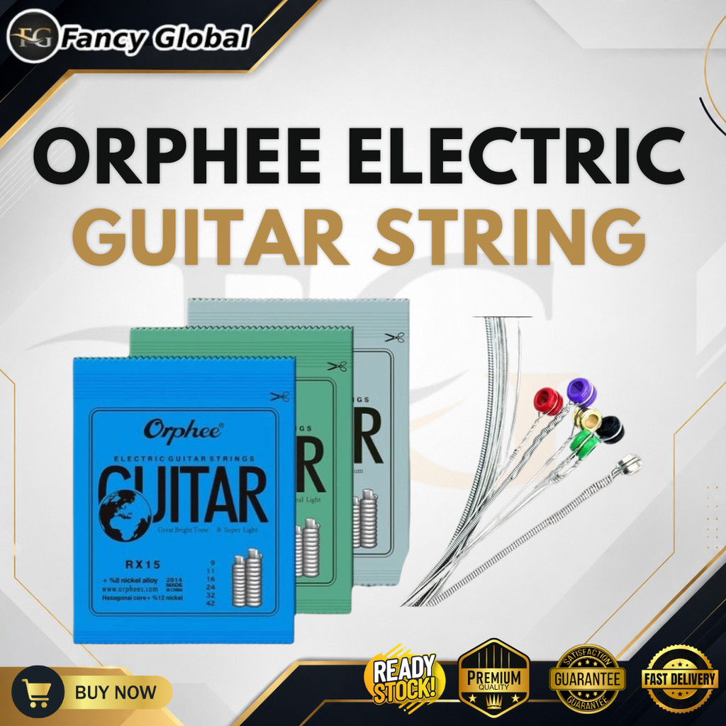 ORPHEE RX15 / RX17 / RX19 ELECTRIC GUITAR STRAP