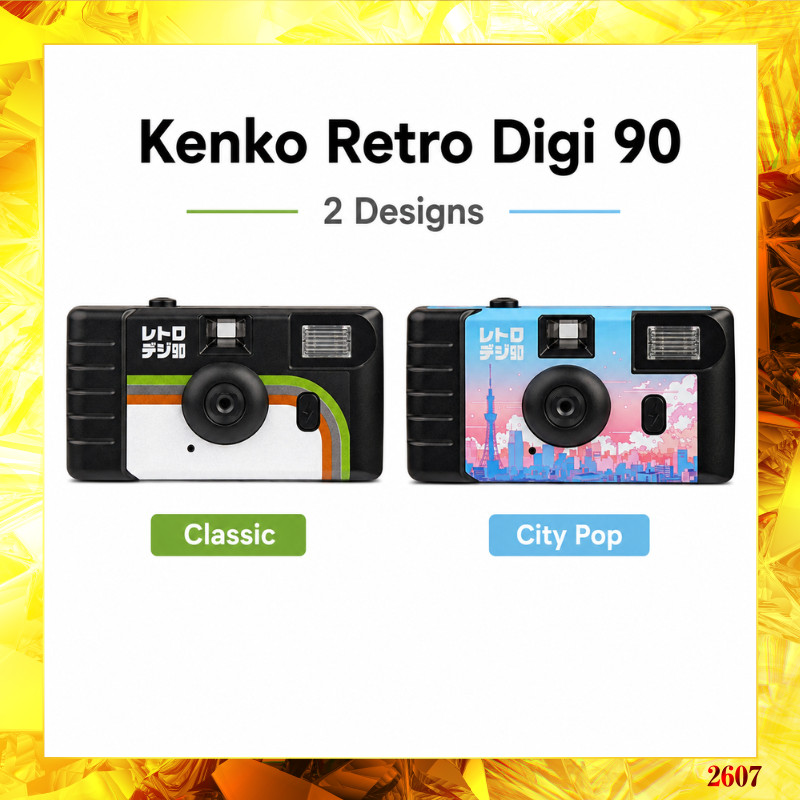 [Kenko] KC-RD90 Retro Digi 90 Toy Digital Camera 320K Pixels with 4 AAA Batteries