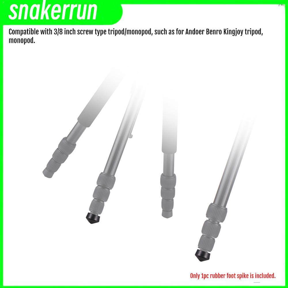 Snakerrun.th Andoer Universal 3/8 นิ้วขาตั้งกล้อง Monopod ยาง Spike สำหรับ Benro Gitzo Manfrotto
