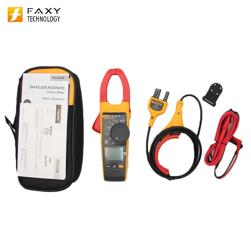 PMUF Fluke 374/375/376 True-RMS แคลมป์มิเตอร์พร้อม IFlex Fluke 374FC/375FC/376FC ใหม่ในสต็อก Fluke 3