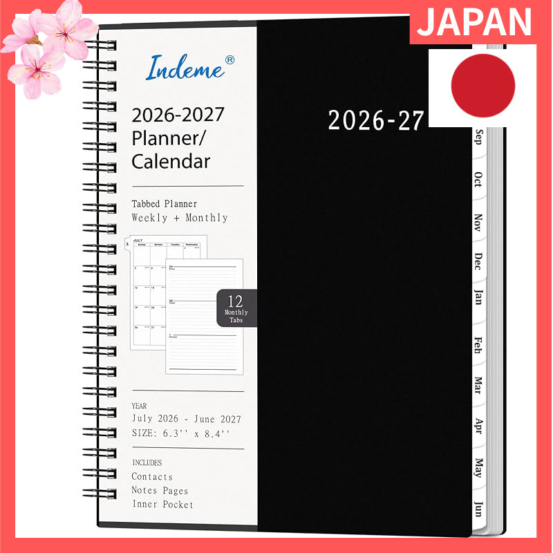 "2026-2027 Weekly Monthly Planner A5"