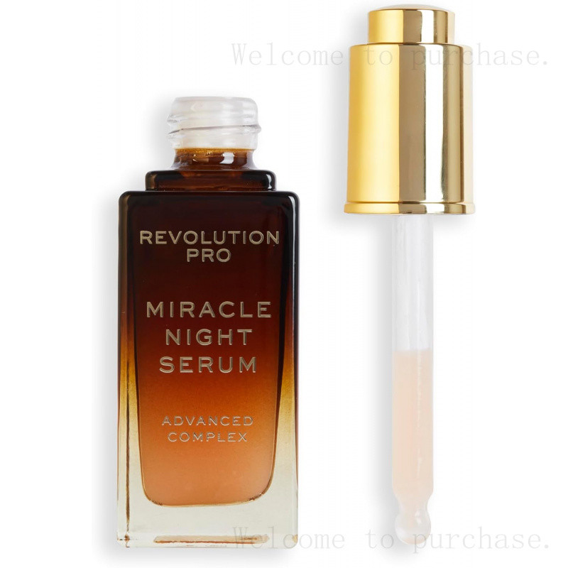 Revolution Pro Miracle Night Rescue Serum Advanced Complex, Overnight Face Serum, Smooths & Plumps S