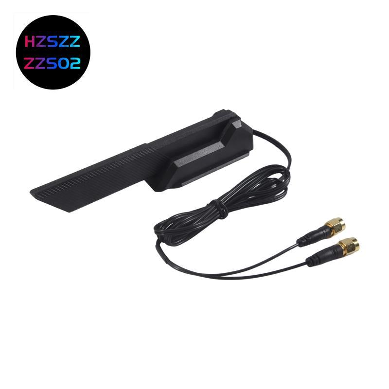 Hzszzzzs02z1 ชิ้น WiFi 6E เสาอากาศ 2T2R 2.4G/5G/6G สีดําสําหรับ B660 H670 M13H Z690 เมนบอร์ด