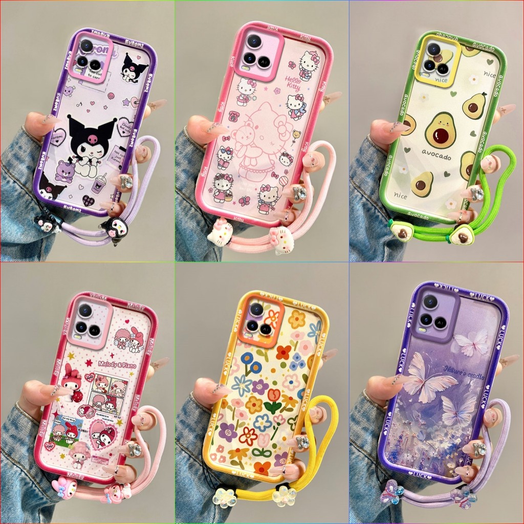เคสสําหรับ VIVO Y21, Y21s, Y21t เคสโทรศัพท์ซิลิโคนอ่อนนุ่มพิมพ์การ์ตูนน่ารัก
