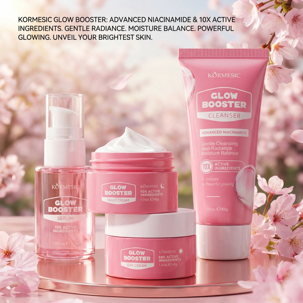 KORMESIC Glow Booster Cleanser 10X Whitening Facial Cleanser สําหรับผิวเปล่งประกายทุกสภาพผิวเวอร์ชัน