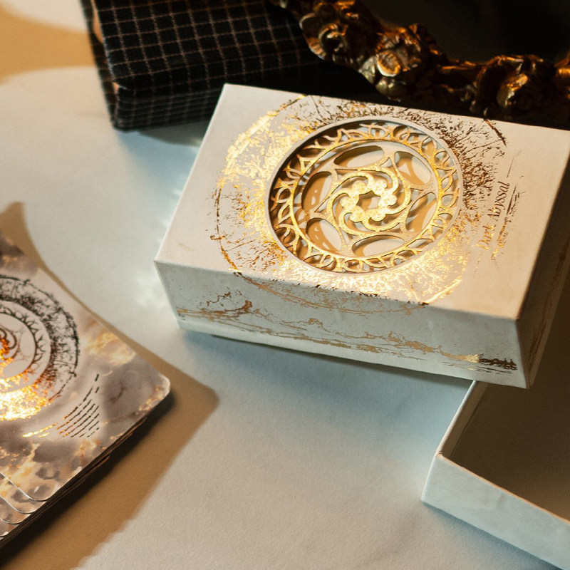 Dark Abyss TAROT Abyss TAROT การ์ดขาวดํา พรีเมี่ยมประณีต
