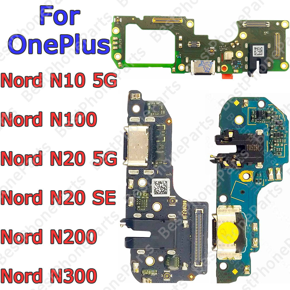 ฐาน PCB Charger Connector USB แท่นชาร์จพอร์ต Flex Cables แผงวงจรสําหรับ OnePlus Nord N10 N100 N20 N2