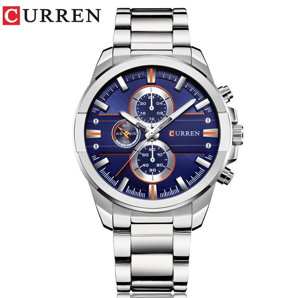 CURREN/CURREN 8274 นาฬิกากันน้ําสําหรับผู้ชายธุรกิจนาฬิกาข้อมือลําลองแฟชั่นนาฬิกาลําลอง