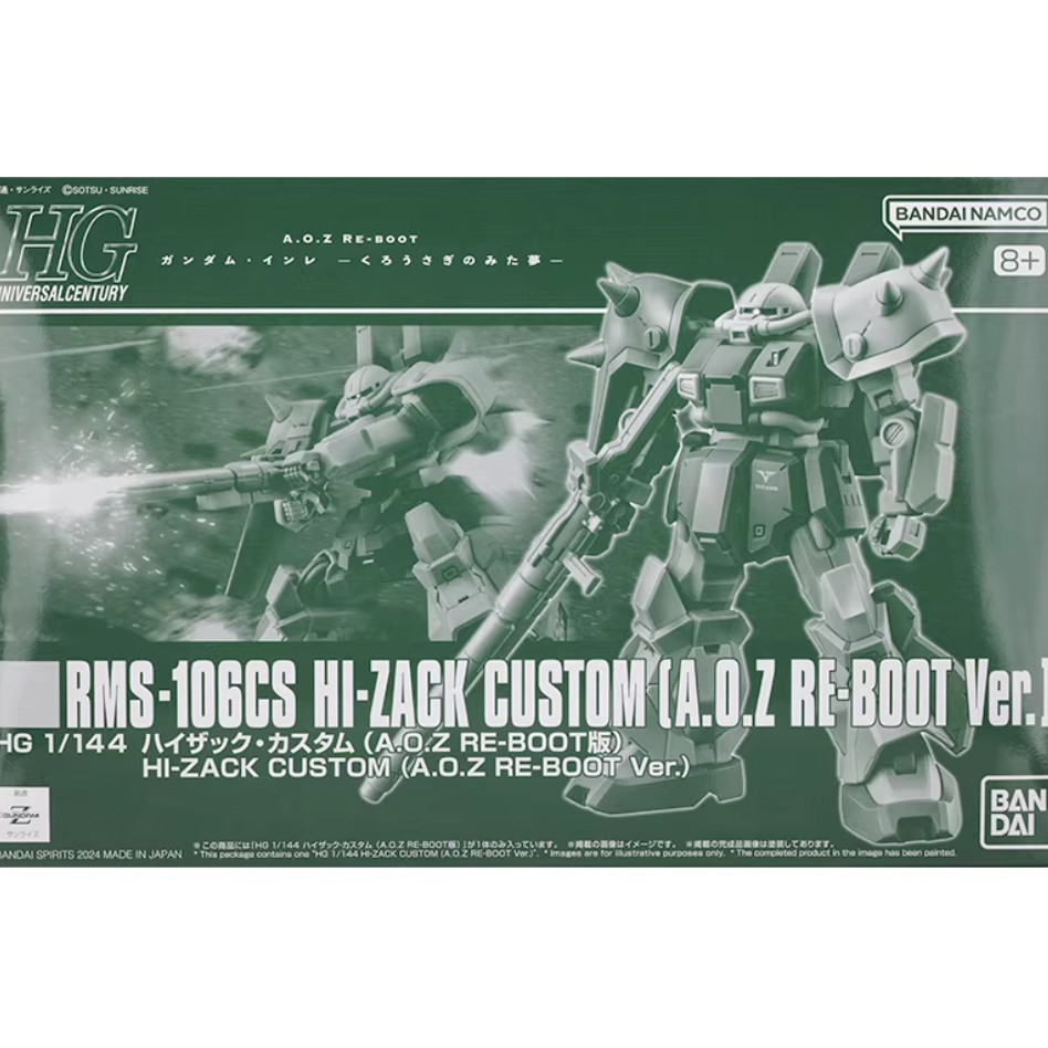 GUNDAM PB Limited HG HGUC 1/144 HI-ZACK GUNDAM PGUC ประเภทพิเศษ AOZ RE-BOOT อะนิเมะสินค้าของสะสมประก