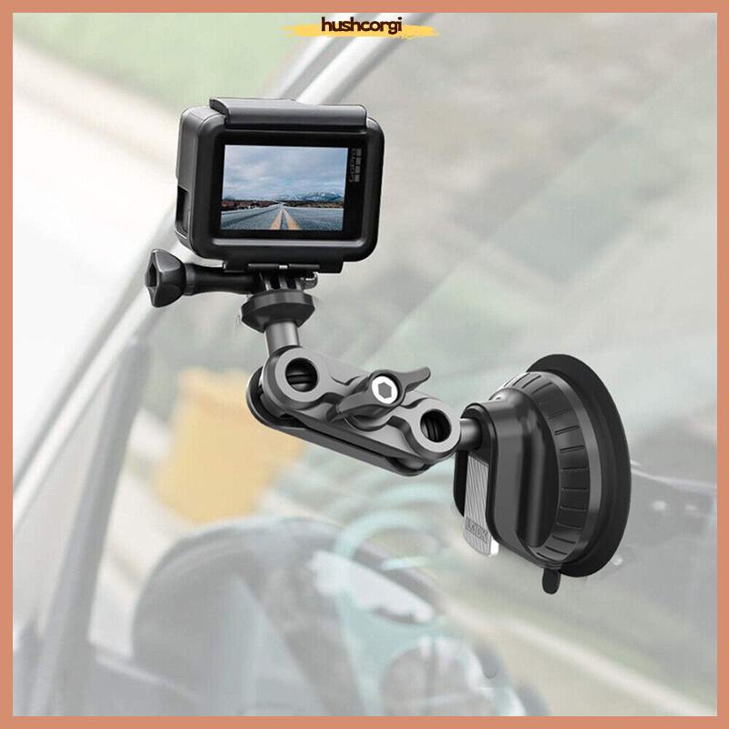 [hushcorgi] Action Camera Dash Cam Phone Car Mount รถดูดถ้วยโทรศัพท์ Action Camera Holder 1/4 นิ้วสํ