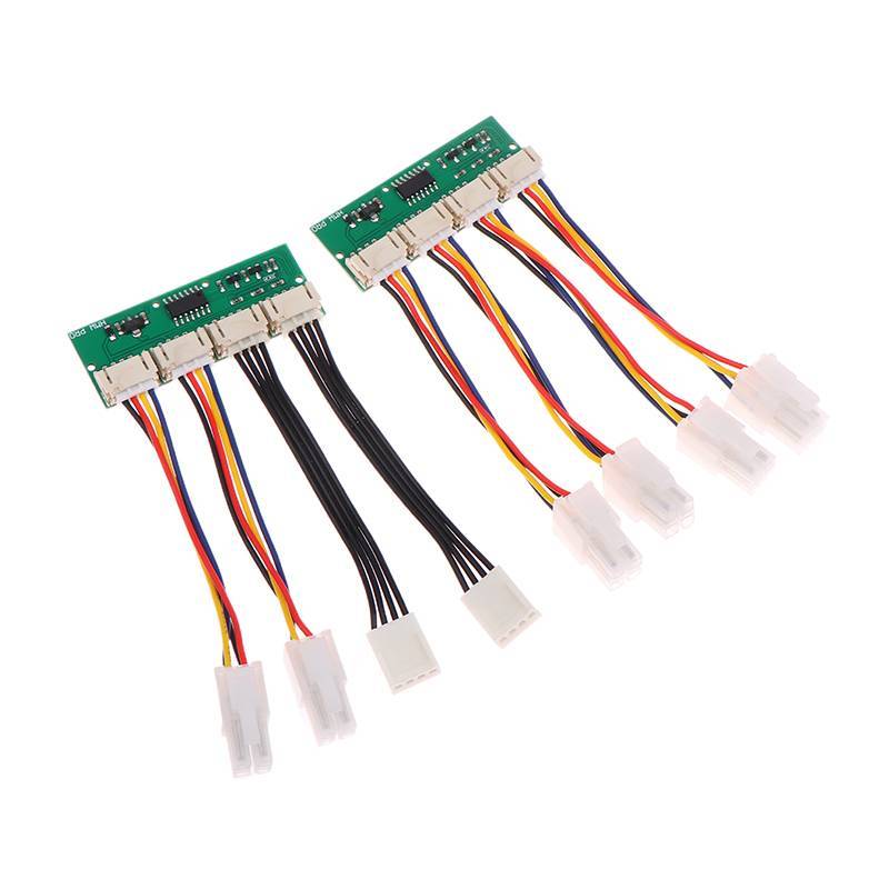 Sunborui 12V 4-in-1 Square 4Pin พัดลมจําลองจําลองจําลองจําลองพิเศษสําหรับ Antminer S21 S19kpro T21 K