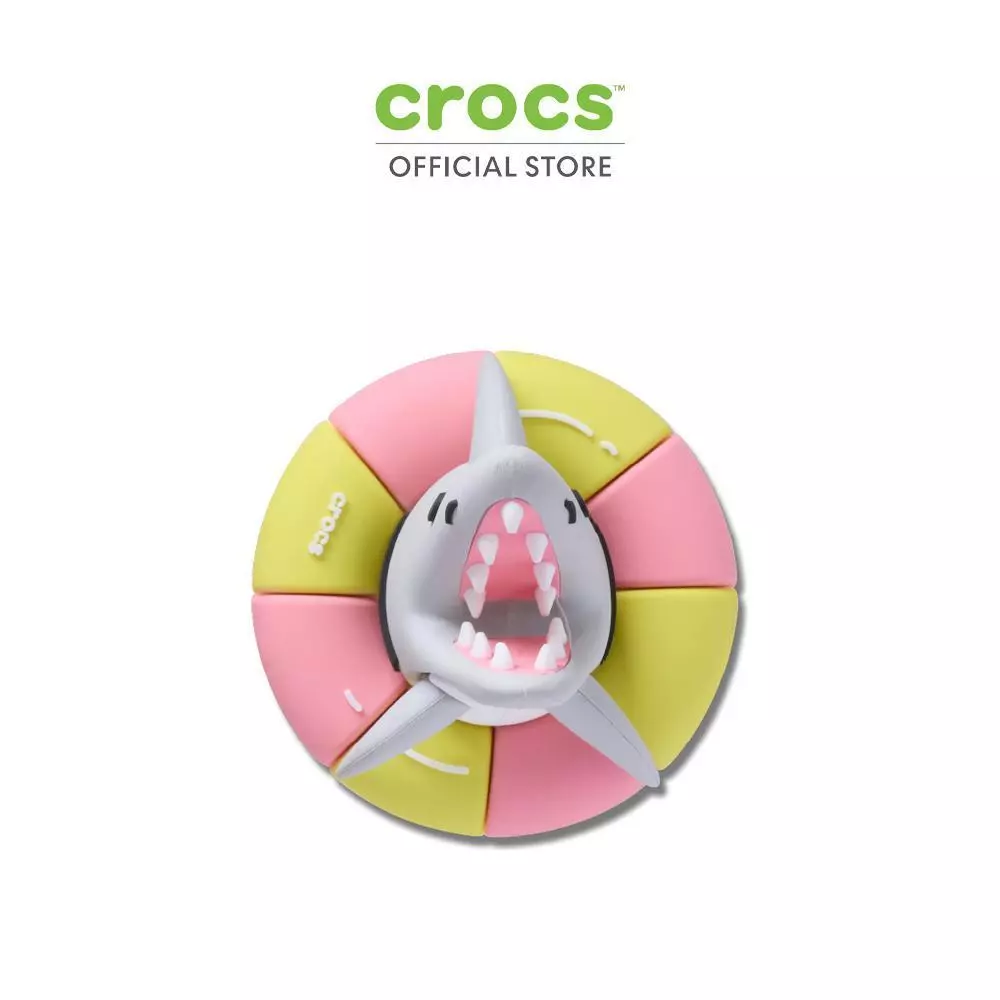 CROCS ตัวติดรองเท้า JIBBITZ™ 3D SWIMMING SHARK รุ่น 10018485 - MULTICOLOR