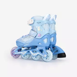 Decathlon Kids' Inline Fitness Skates Fit3 รองเท้าอินไลน์สเก็ตเด็กเพื่อการออกกำลังกาย รุ่น Fit3 - Light Blue