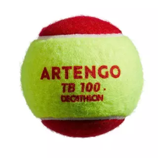 Decathlon Tennis Ball Tb100 X3 ลูกเทนนิสรุ่น Tb100 แพ็ค 3 ลูก - Red