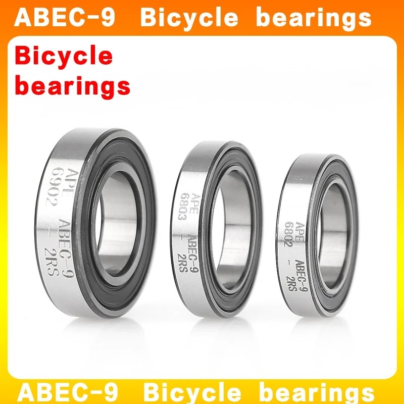 2pcs 6902-2RS 15x28x7 mm 62902 -2RS จักรยานไฮบริดแบริ่งเซรามิค ABEC-9 6902 2RS RS จักรยานเสือภูเขาแบ