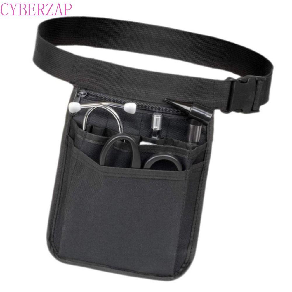 กระเป๋าคาดเอว CYBERZAP Tool, Oxford Cloth Waterproof Nurse Bag Organizer, Multiuse Adjustable Portable Large Capacity Hardware Tool Kit อุปกรณ์พยาบาล