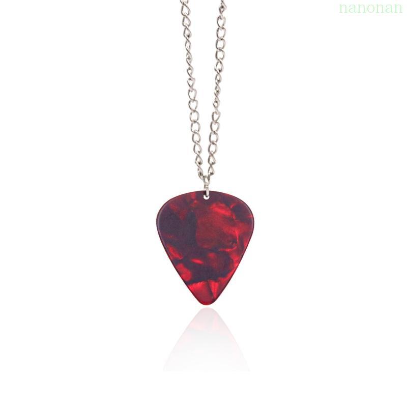 Nan Unique Hellfire Club Necklace Eddie Munson Guitar Pick Pendant Necklace