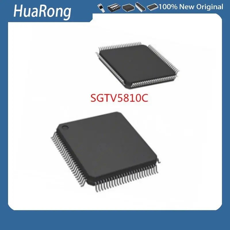 5 ชิ้น/แบทช์ SGTV SGTV5810 SGTV5810C TQFP100