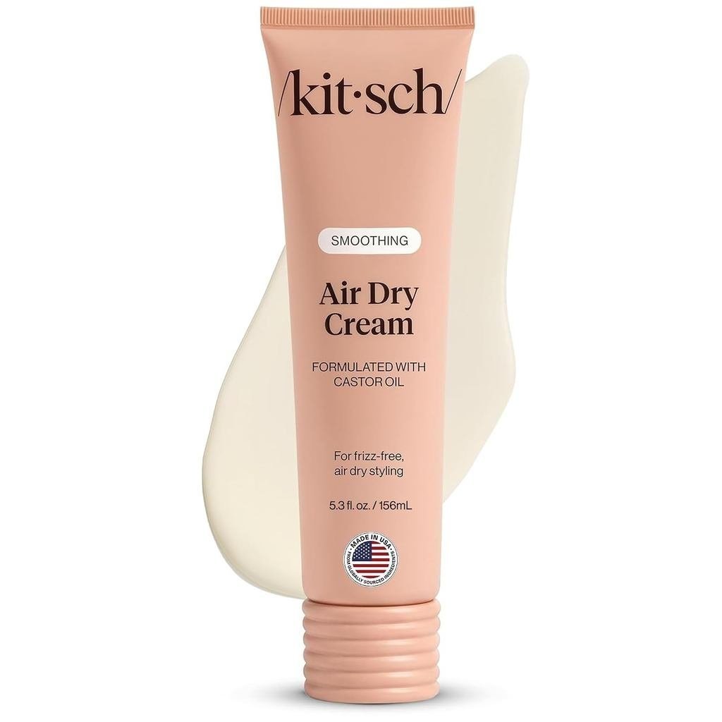 KitschothingAirDryCreamforHair–FrizzControlHairCareผลิตภัณฑ์พร้อมCastorOil&CoconutOil–WeightlessStyl
