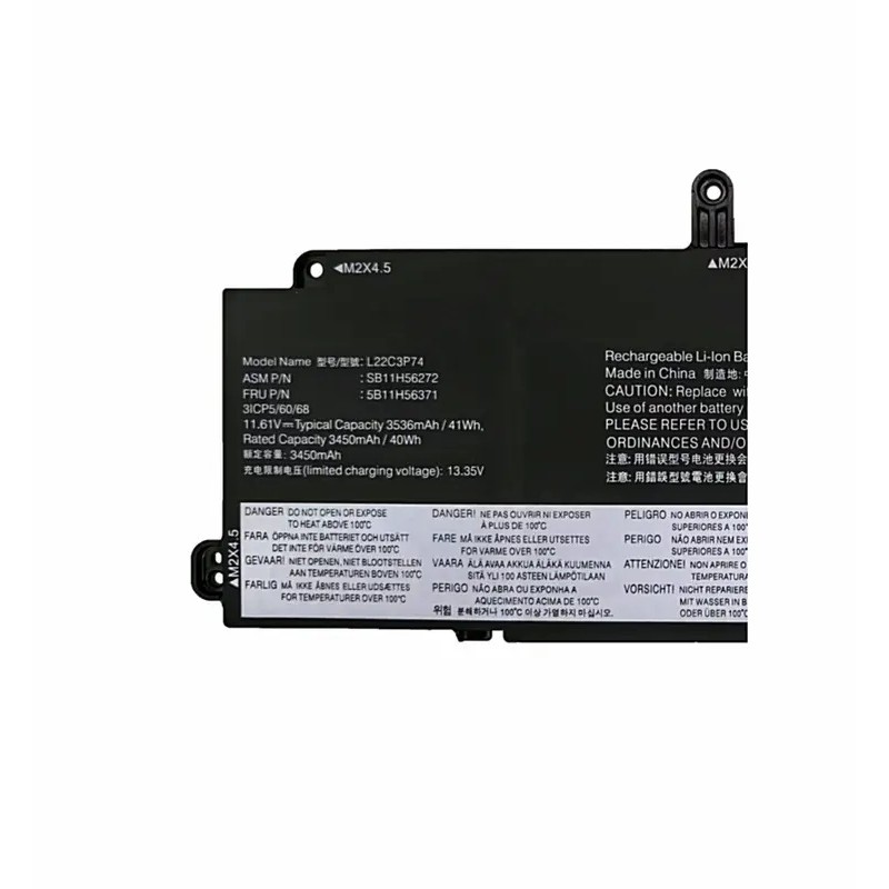 สําหรับ Lenovo ThinkPad X13 Gen 4 2-in-1 Gen5 L22C3P74 L22D3P74 L22L3P74 L22M3P74 11.61V 41Wh L22B3P