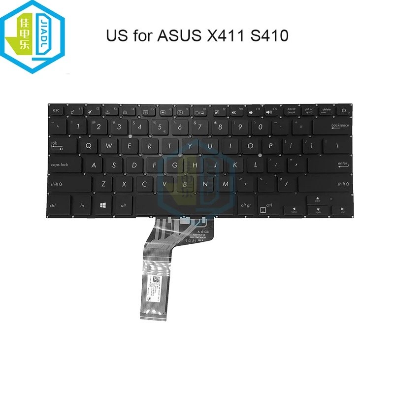 US Backlight แป้นพิมพ์สําหรับ Asus X411 S410 Vivobook S410U X411U X411UA X411UN X411UV X411UQ USA แป