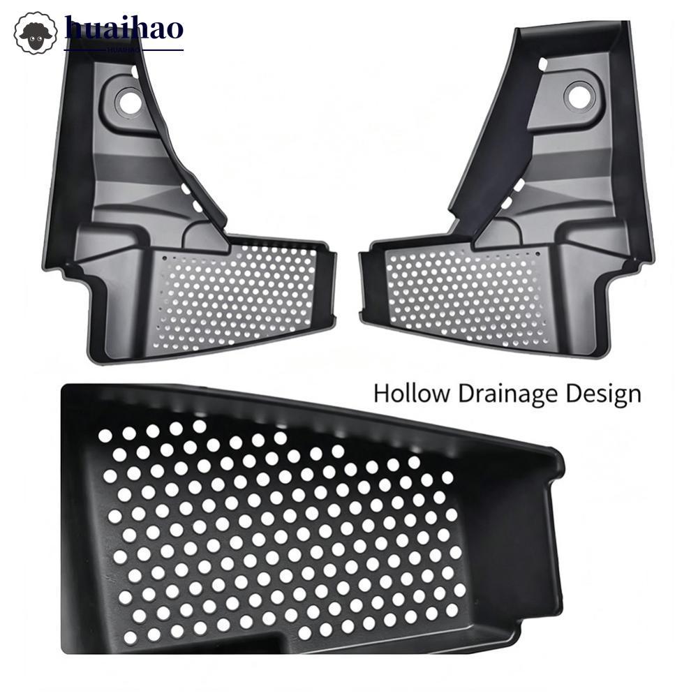 HUAIHAO คู่รถเครื่องยนต์กรองฝาครอบป้องกันกรอง Trims Anti-blocking เครื่องยนต์ช่องอุปกรณ์ตกแต่งภายในส