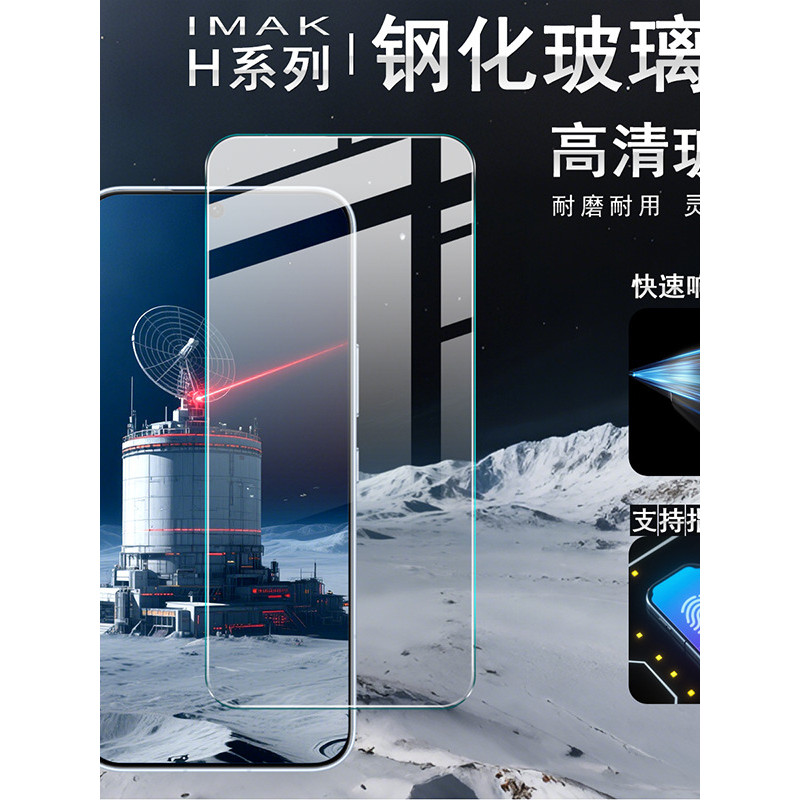 IMAK เหมาะสําหรับ Honor Honor 500 5G เหมาะสําหรับ Honor 500 Pro 5G H Series ฟิล์มกระจกนิรภัย [รองรับ