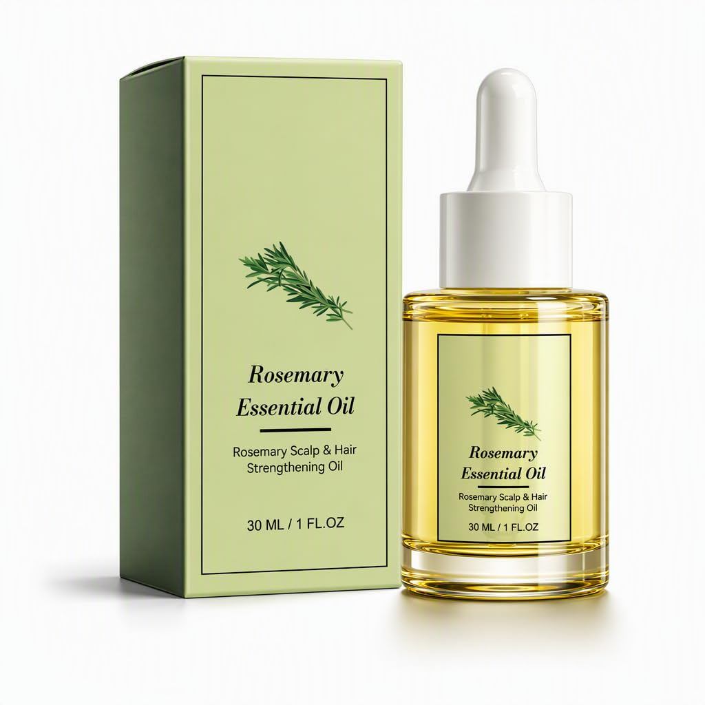 Rosemary Oil For Hair, Scalp & Hair Strengthening Treatment for Women & Men