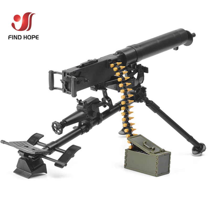 4D Assembly Mark Qin Heavy Machine Gun 1: 6 Assembly Gun รุ่น 24 ประเภทอาวุธทหารตกแต่งรุ่น ZVAU