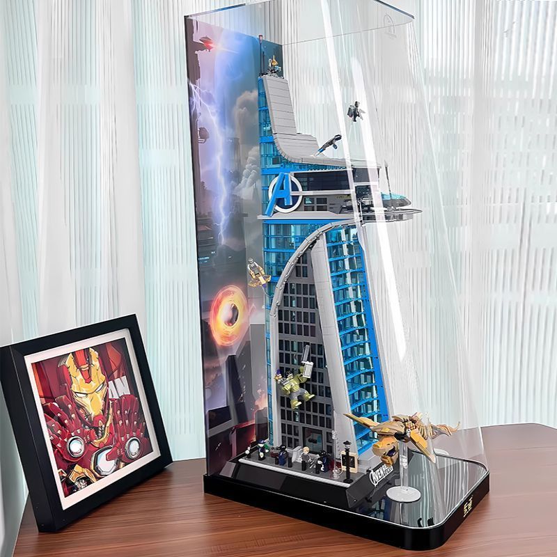 เข้ากันได้กับของเล่น Avengers Building Marvel Avengers ของเล่นเพื่อการศึกษาประกอบความสูง 92 ซม.