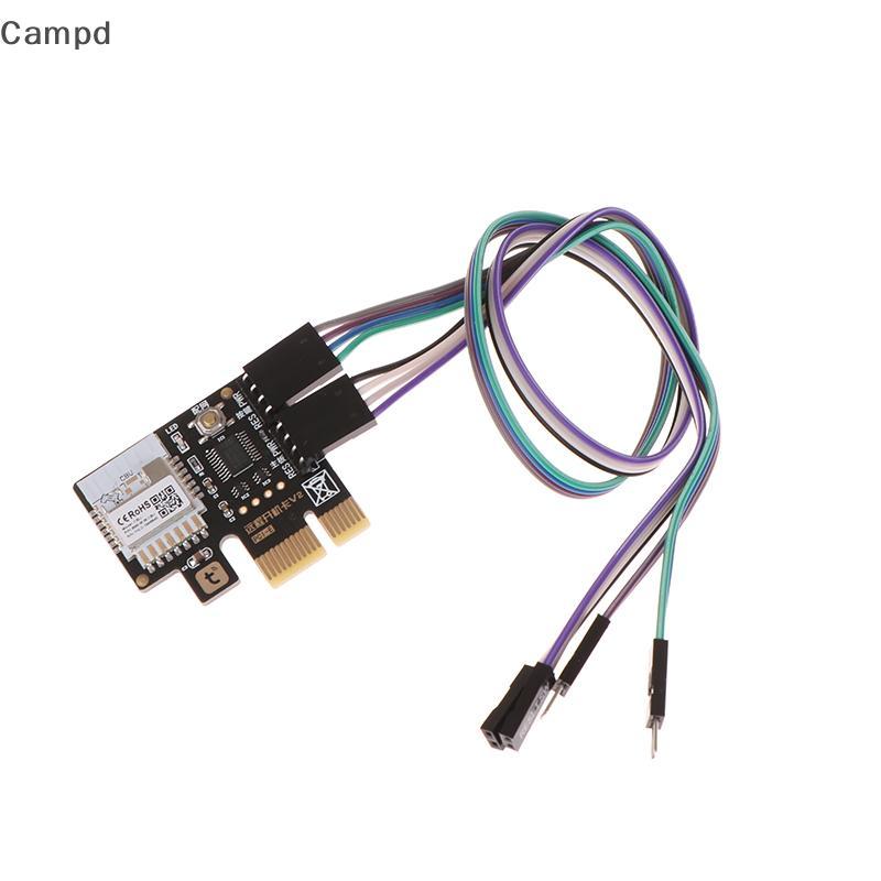 Campd A3 Tuya Wifi PC Power Switch คอมพิวเตอร์เดสก์ท็อป Remote Boot Startup Card Telmuting PICE MINI Card (TH)